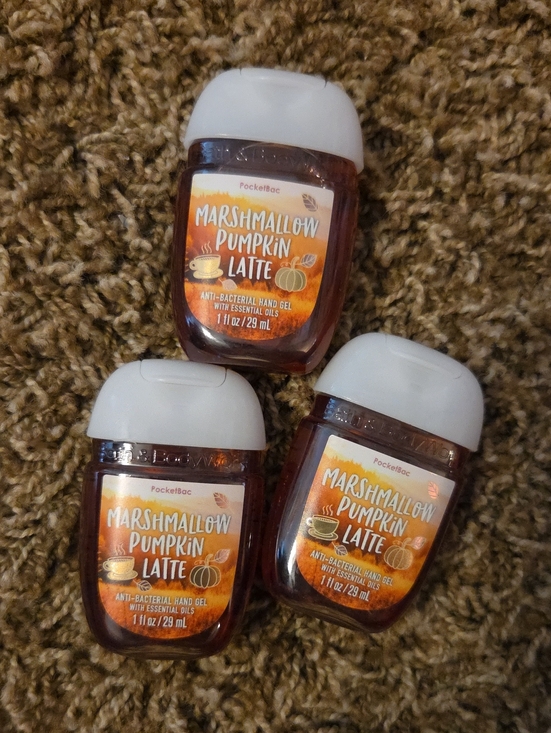 Bath & Body Works Other - 3 Bath & Body Works Marshmallow Pumpkin Latte PocketBac Hand Gel